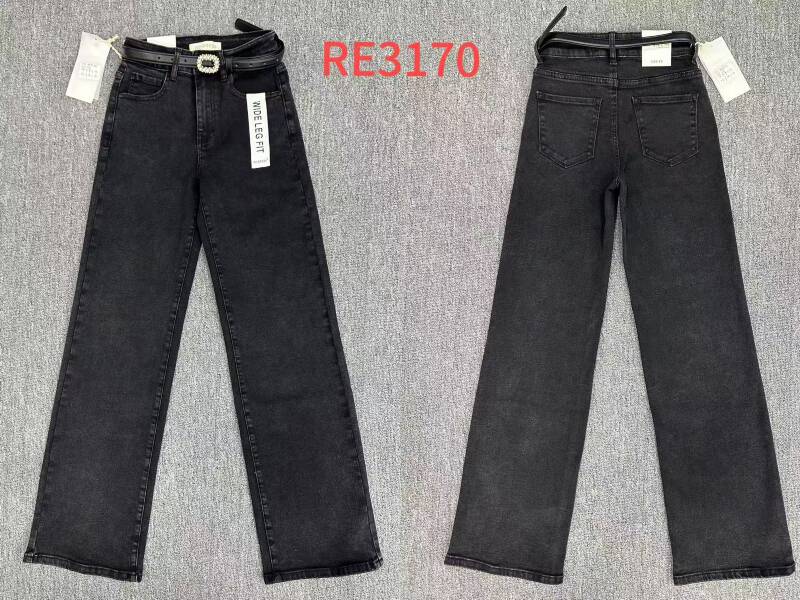 Spondnie damskie jeansy Roz XS-XL, 1 Kolor Paczka 12 szt