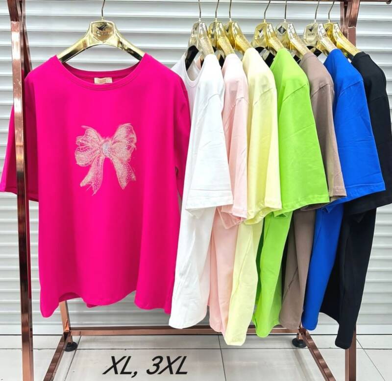 Bluzki damskie (Turecki produkt) Roz XL-3XL, Mix Kolor Paczka 2 szt