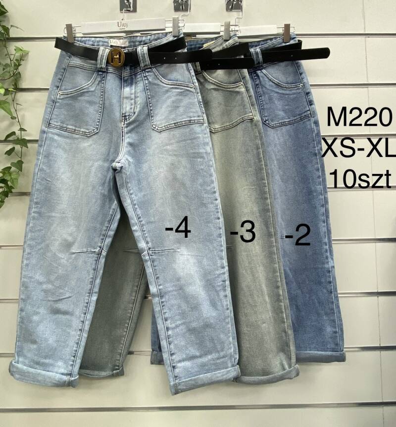 Spondnie damskie jeansy Roz XS-XL, 1 Kolor Paczka 10 szt 1