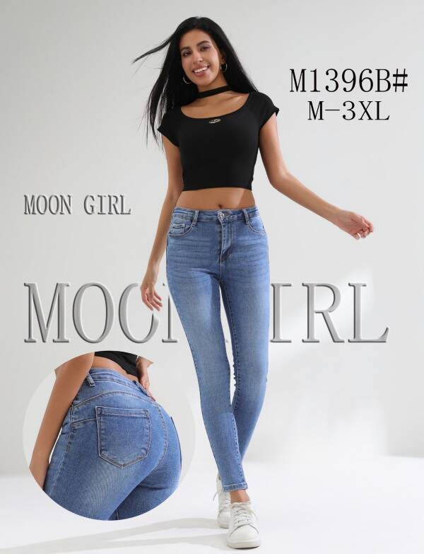 Spondnie damskie jeansy Roz M-3XL, 1 Kolor Paczka 10 szt 1