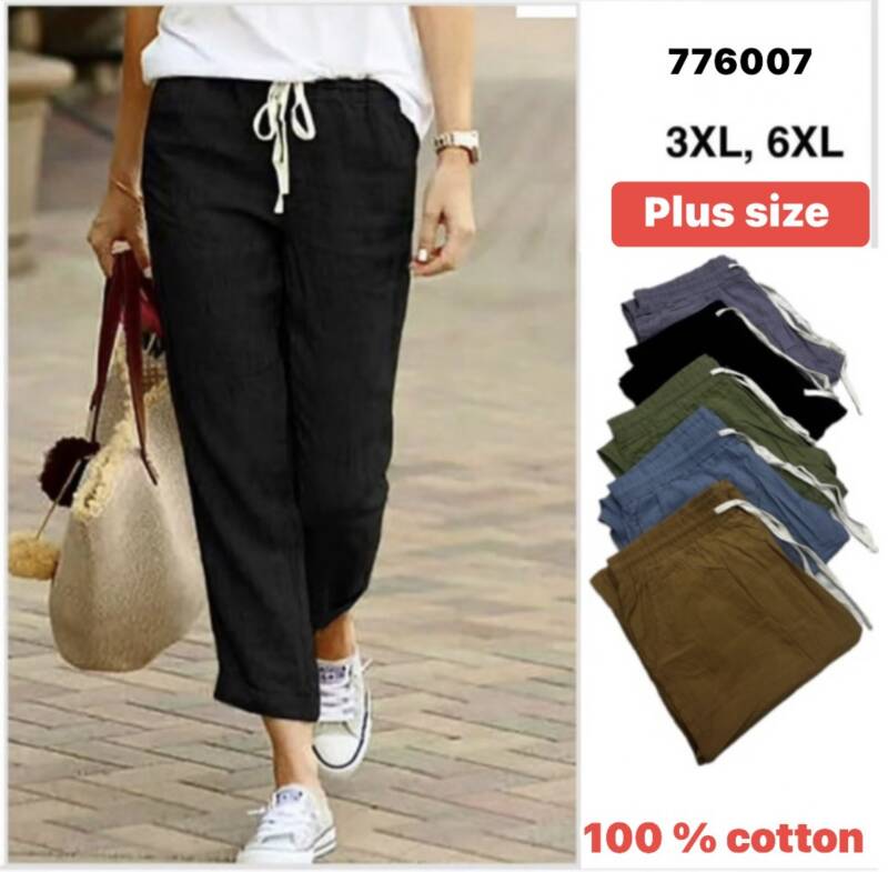 Spodnie damskie Roz 3XL-6XL, Mix Kolor Paczka 12 szt 1