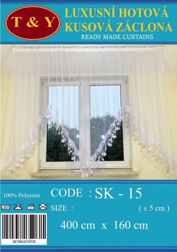 Firanki gotowe 400x160