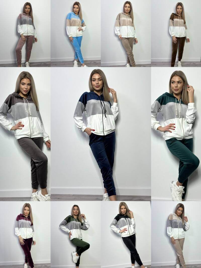 Komplet damskie (Polska produkt) Roz S-3XL Mix Kolor Paczka 5 szt