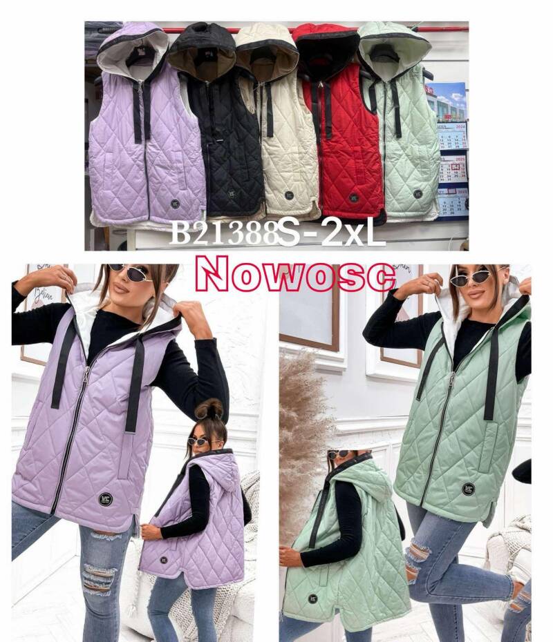 Kamizelka damkie Roz S-2XL, 1 Kolor Paczka 5 szt