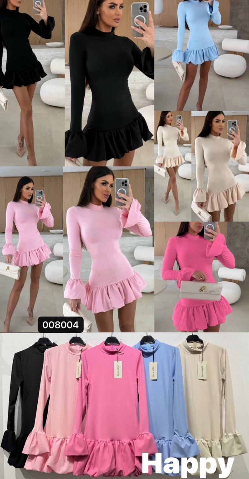 Sukienki damskie (Włoskie produkt) Roz Standard, Mix Kolor Paczka 5 szt