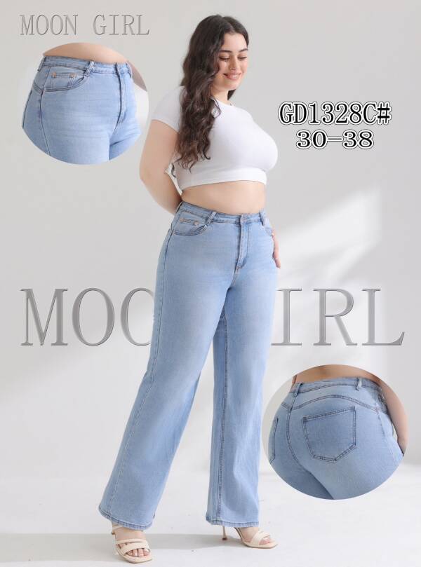 Spondnie damskie jeansy Roz 30-38, 1 Kolor Paczka 10 szt