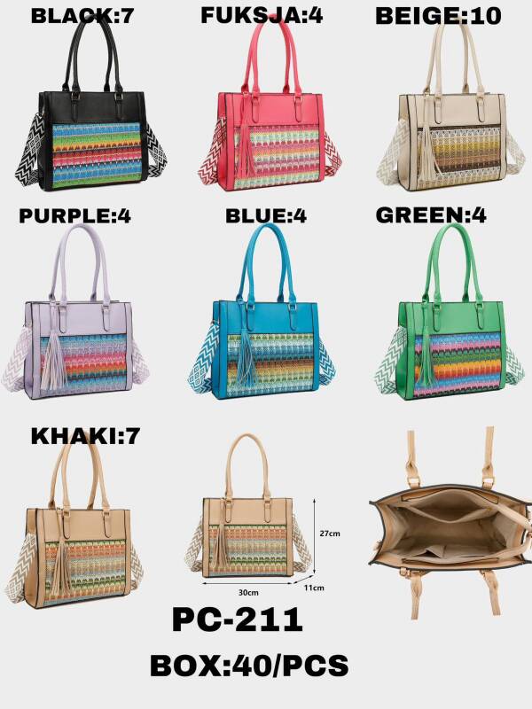 Torepka damska Roz Standard Mix Kolor Paszka 6 szt 1