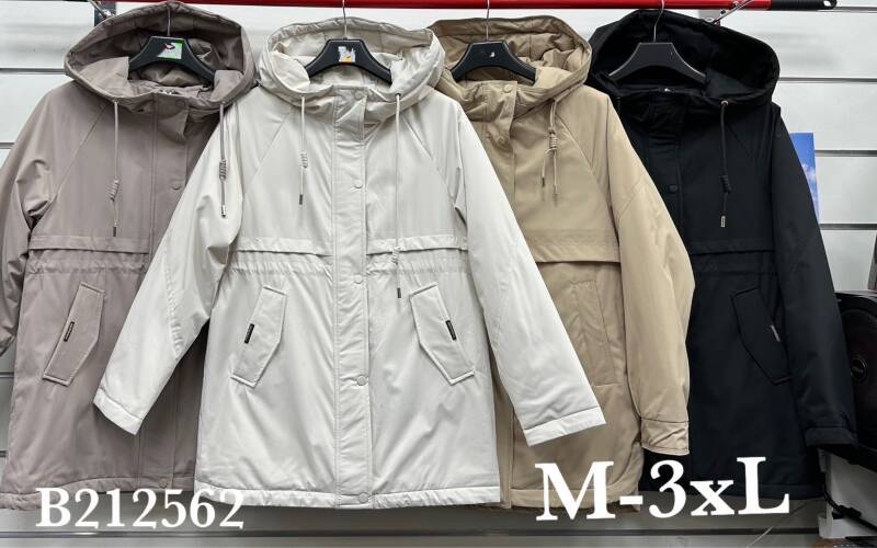 Kurtki damskie cienki Roz M-3XL, 1 Kolor Paczka 5 szt