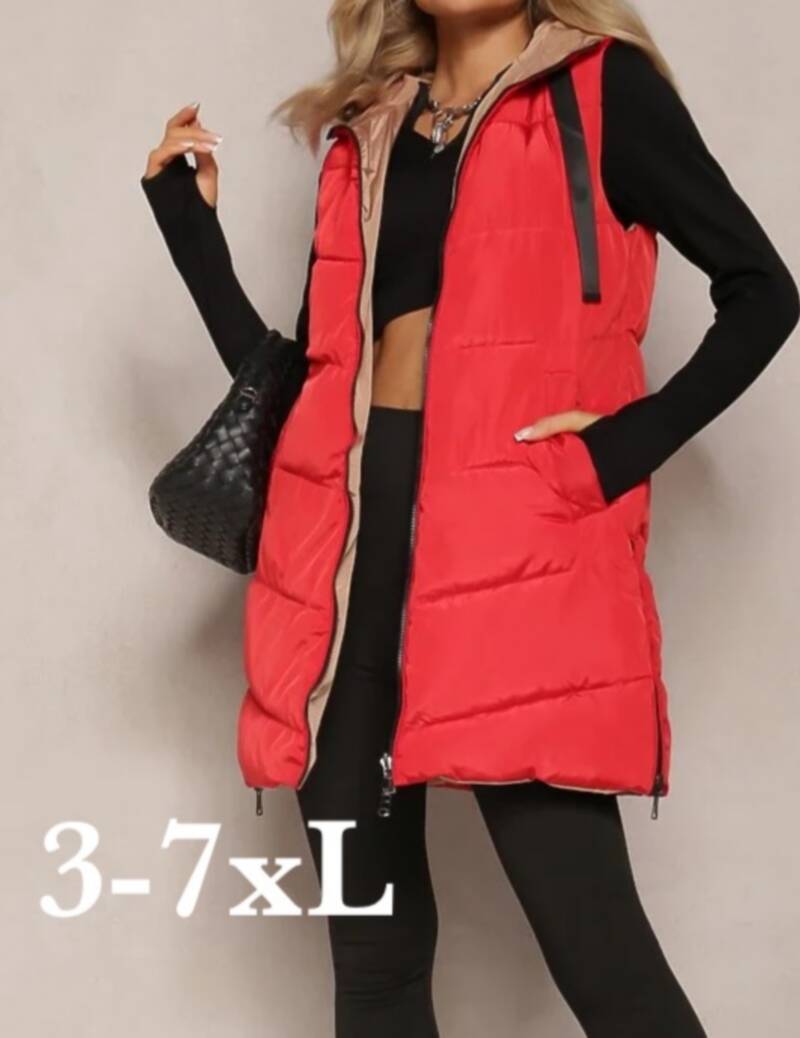 Kamizelka damkie Roz 3XL-7XL, 1 Kolor Paczka 5 szt