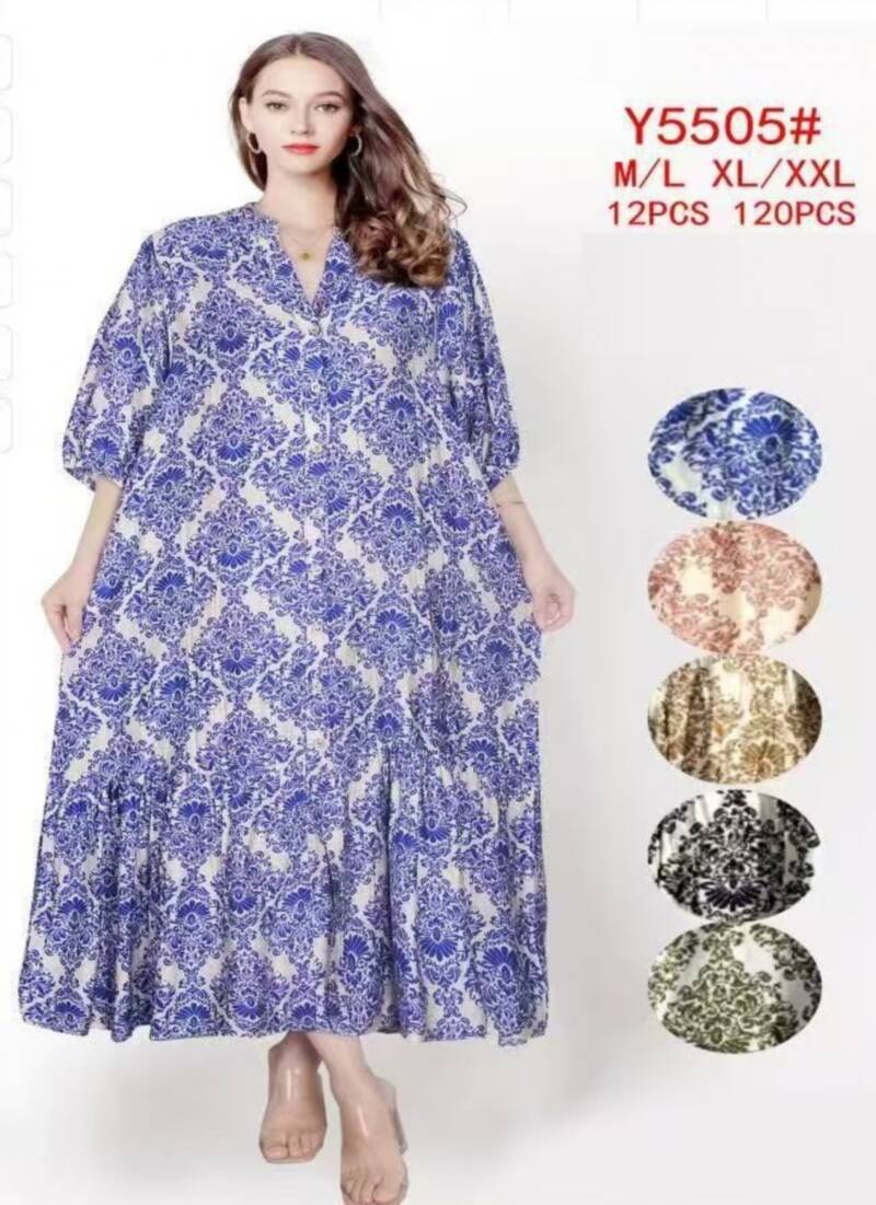 Sukienki damskie Roz M/L-XL/2XL, Mix Kolor Paczka 12 szt