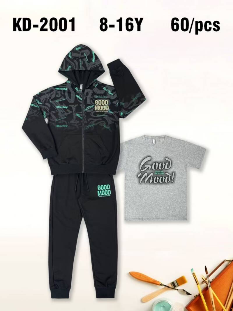 Komplet chłopięcy. Roz 8-16. 1 Kolor Paczka 5 szt .