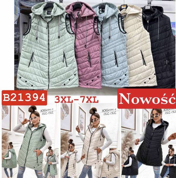 Kamizelka damskie Roz 3XL-7XL, 1 Kolor Paczka 5 szt