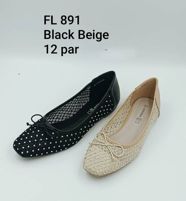 Balerinki / Espadryle damskie Roz 36-41/ 12 par 1