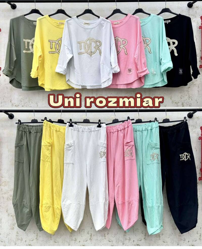 Komplet damskie (Włoskie produkt) Roz Standard, Mix Kolor Paczka 5 szt