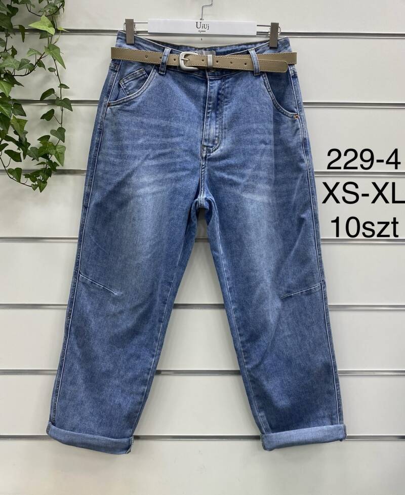 Spondnie damskie jeansy Roz XS-XL, 1 Kolor Paczka 10 szt