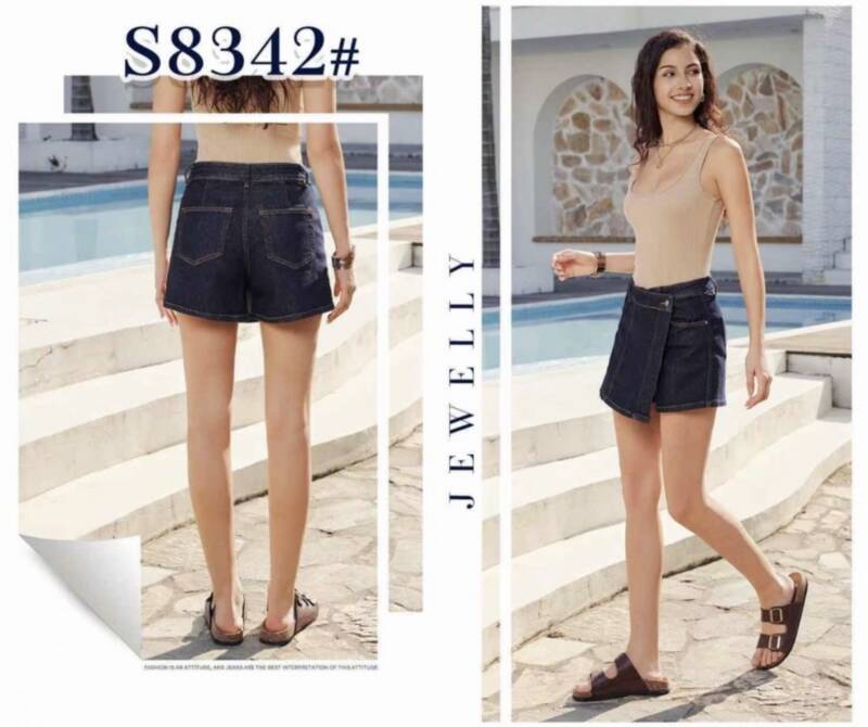 Szorty damskie jeansy Roz XS-XL, 1 Kolor Paczka 10 szt 1