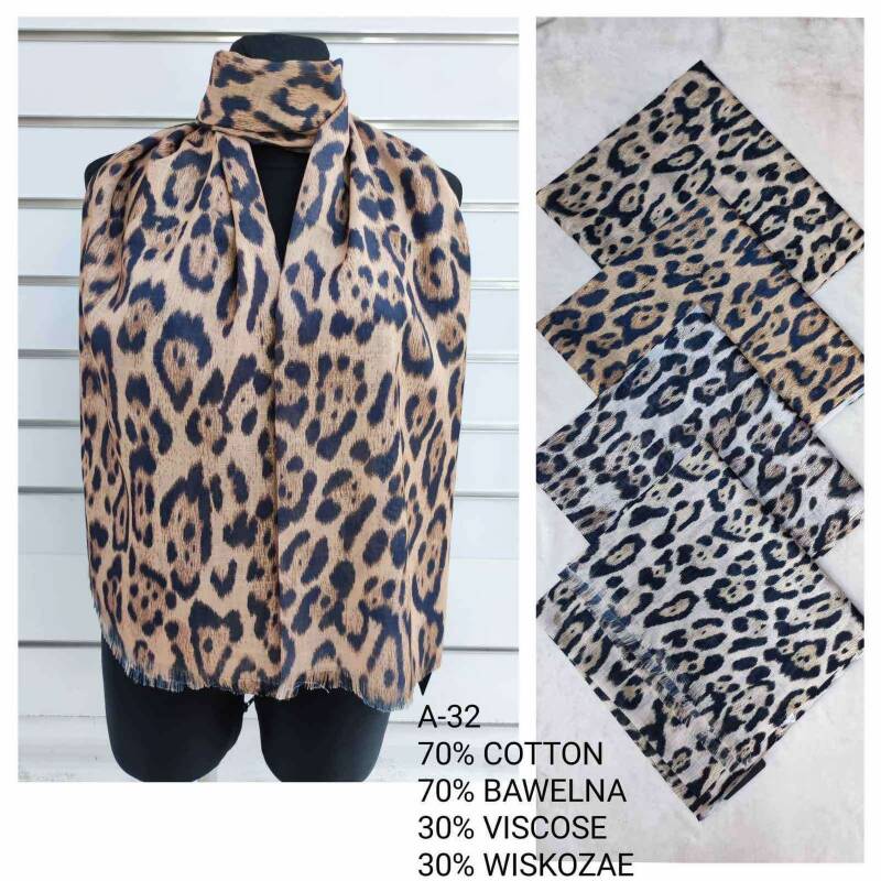 Szaliki damskie Roz Standard, Mix Kolor Paczka 12 szt 1