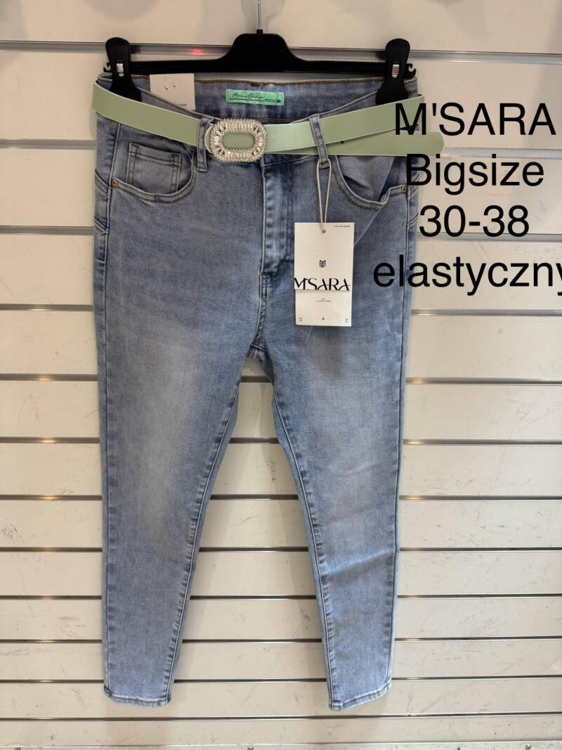 Spondnie damskie jeansy Roz 30-38, 1 Kolor Paczka 10 szt