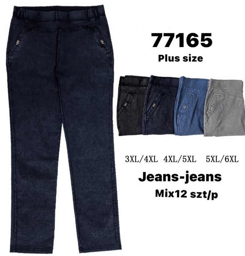 Spodnie damskie Roz 3XL-6XL, Mix Kolor Paczka 12 szt