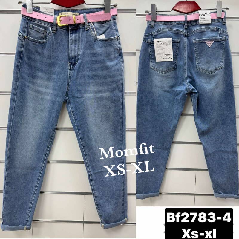 Spondnie damskie jeansy Roz XS-XL, 1 Kolor Paczka 10 szt
