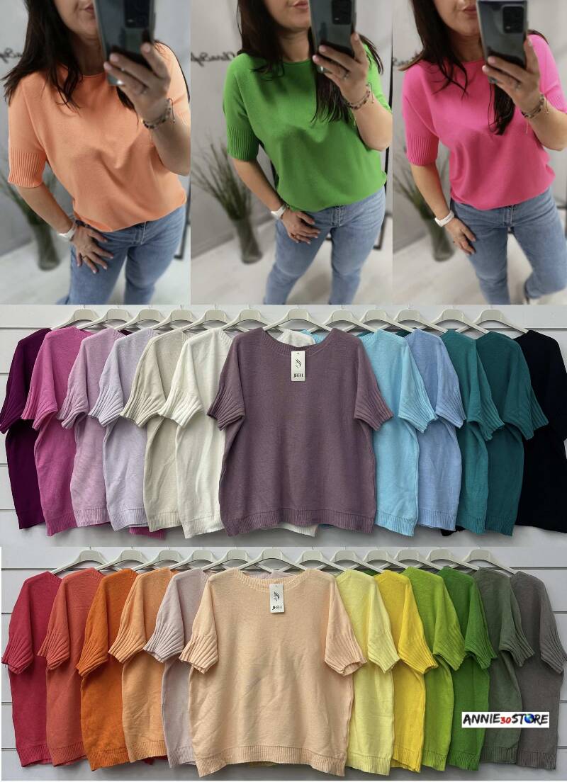 Bluzka damskie (Włoskie produkt) Roz Standard, Mix Kolor Paczka 5 szt