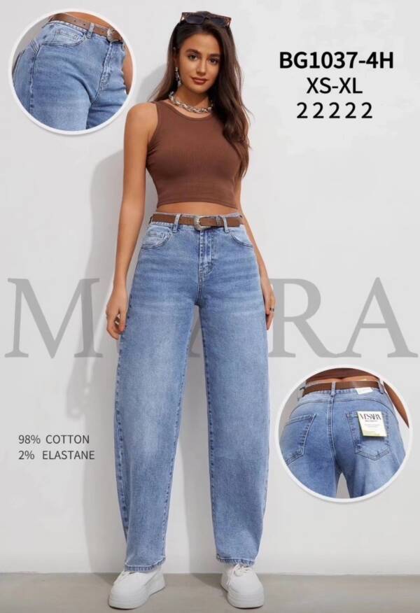 Spondnie damskie jeansy Roz XS-XL, 1 Kolor Paczka 10 szt 1