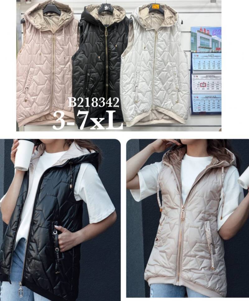 Kamizelka damkie Roz 3XL-7XL, 1 Kolor Paczka 5 szt