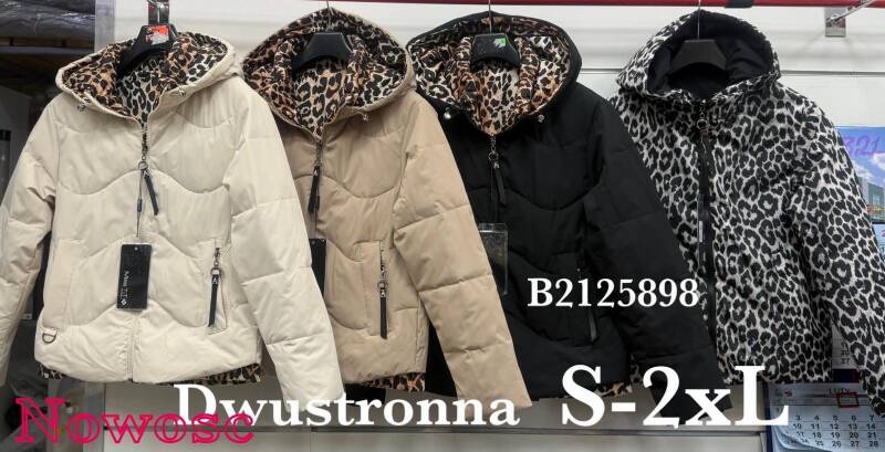 Kurtki damskie cienki Roz S-2XL, 1 Kolor Paczka 5 szt