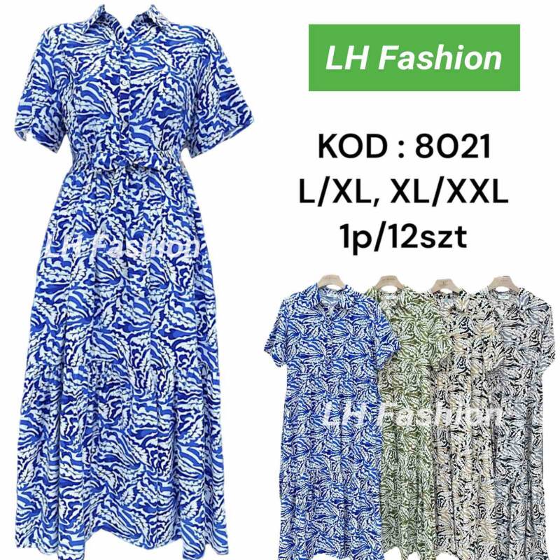 Sukienki damskie Roz L-2XL, Mix Kolor Paczka 12 szt