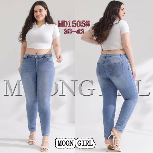 Spondnie damskie jeansy Roz 30-42, 1 Kolor Paczka 10 szt 1