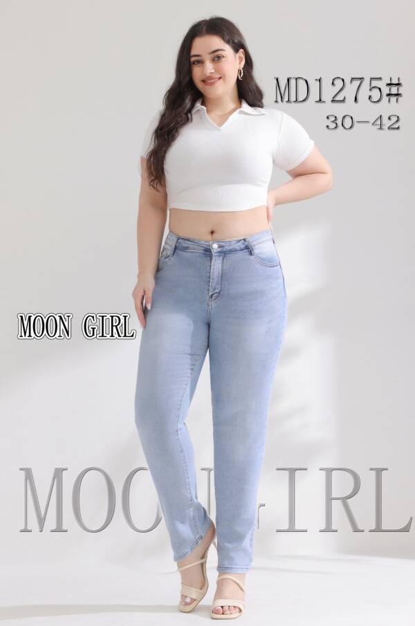 Spondnie damskie jeansy Roz 30-42, 1 Kolor Paczka 10 szt