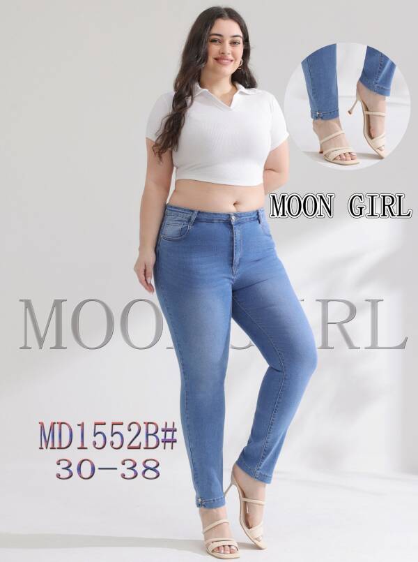 Spondnie damskie jeansy Roz 30-38, 1 Kolor Paczka 10 szt