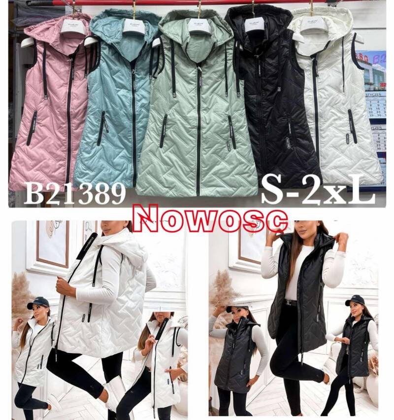 Kamizelka damkie Roz S-2XL, 1 Kolor Paczka 5 szt