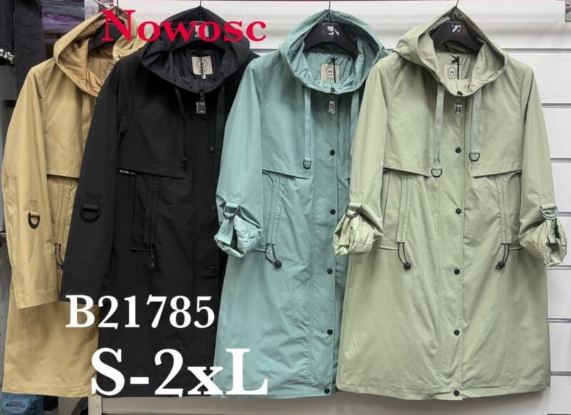 Kurtki damskie cienki Roz S-2XL, 1 Kolor Paczka 5 szt