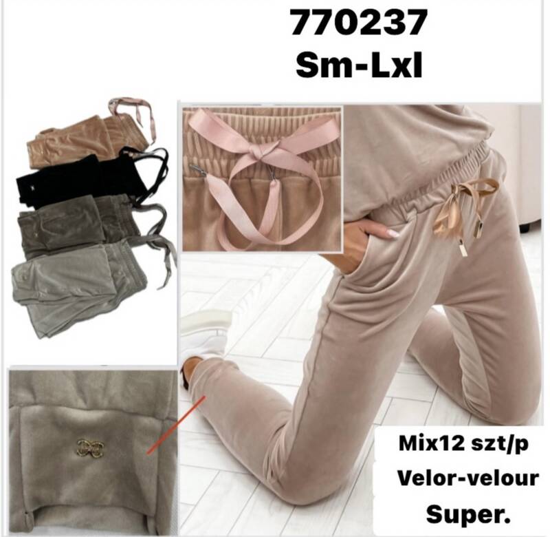 Spodnie damskie Roz S/M-L/XL, Mix Kolor Paczka 12 szt