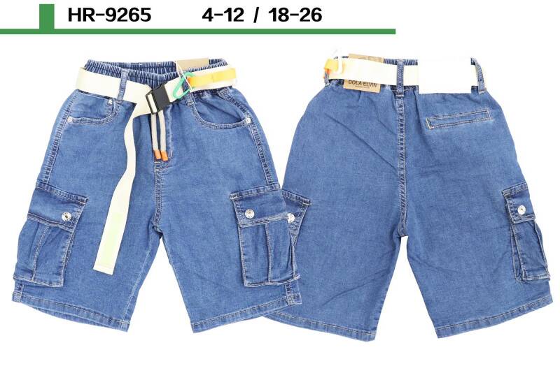 Rybaczki chłopięca jeans. Roz 4-12. 1 Kolor Paczka 5 szt