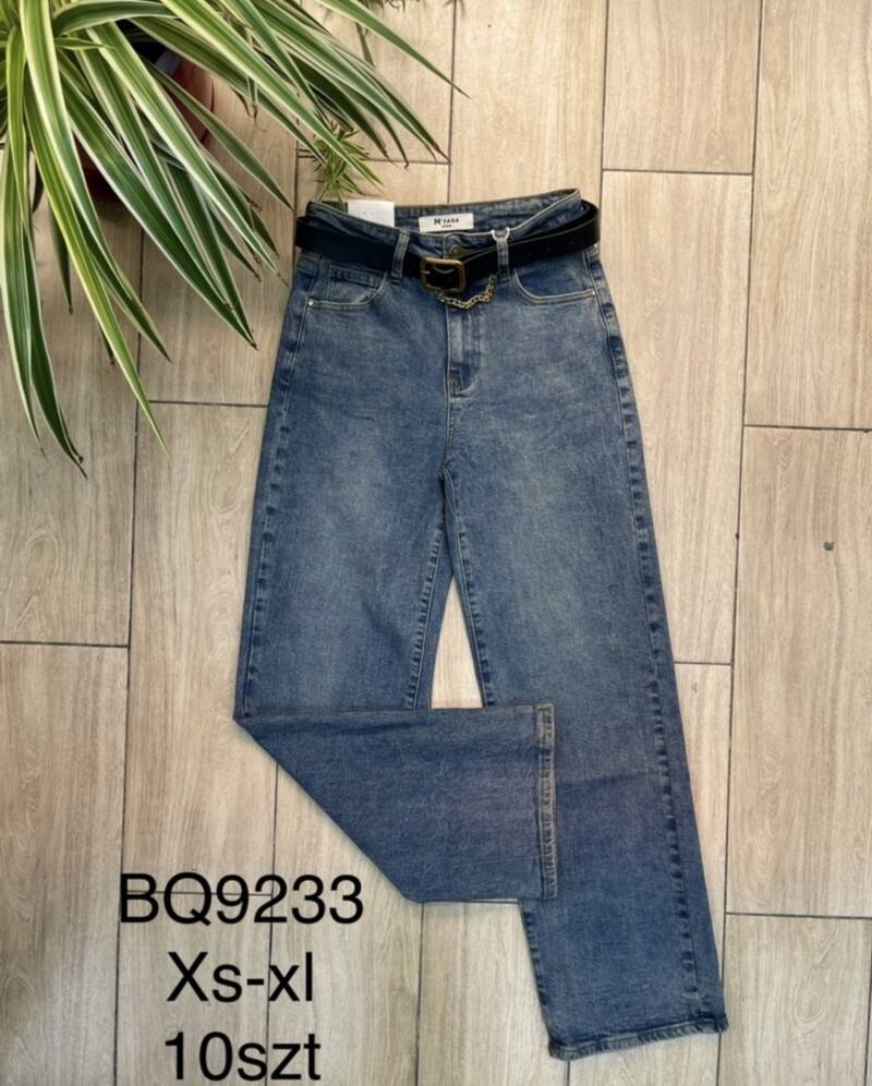 Spondnie damskie jeansy Roz XS-XL, 1 Kolor Paczka 10 szt