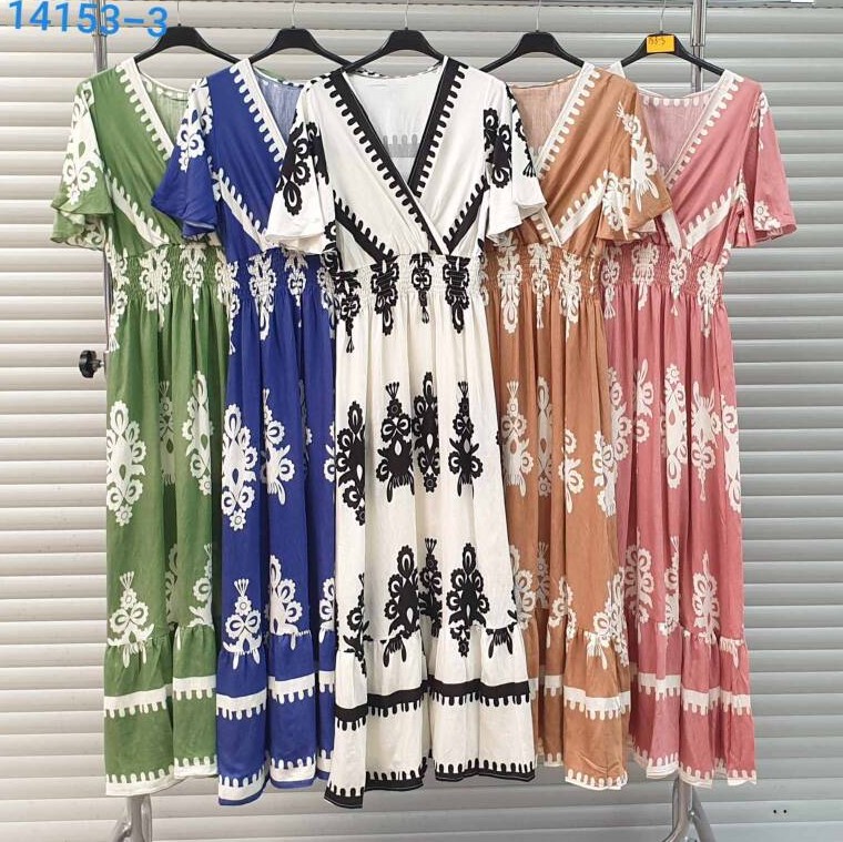 Sukienki damskie Roz M-2XL, Mix Kolor Paczka 12 szt