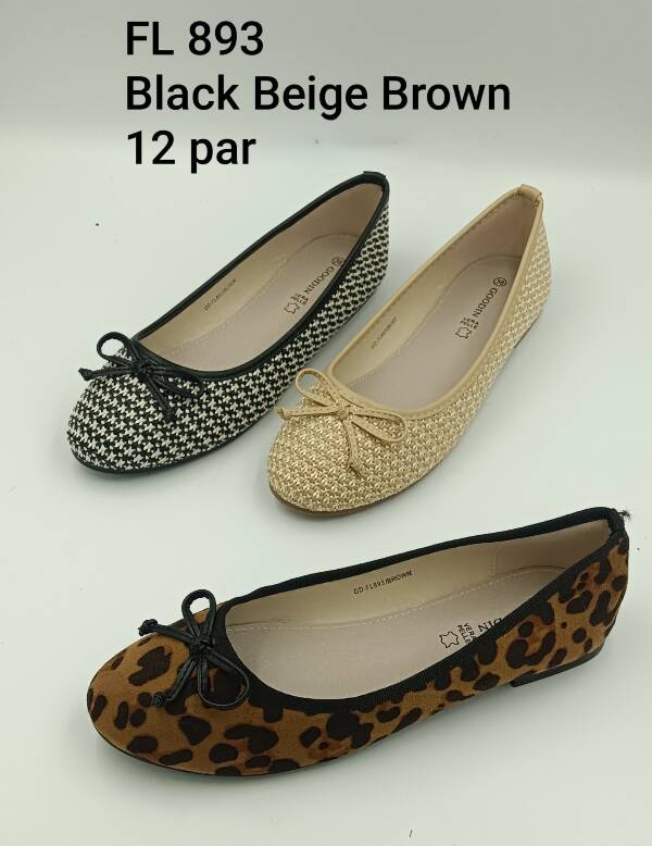 Balerinki / Espadryle damskie Roz 36-41/ 12 par 1