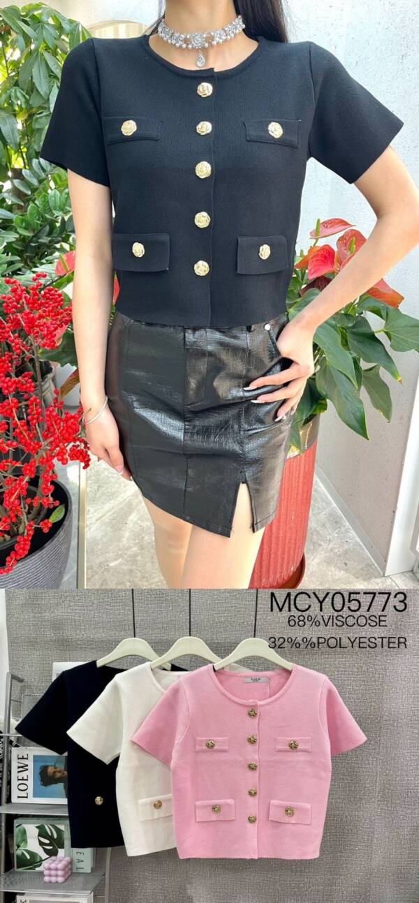 Swetry damskie (Francja produkt) Roz Standard, Mix Kolor Paczka 6 szt