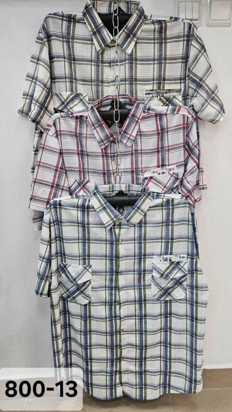 Koszula męska Roz L-4XL. Mix kolor. Paczka 15 szt