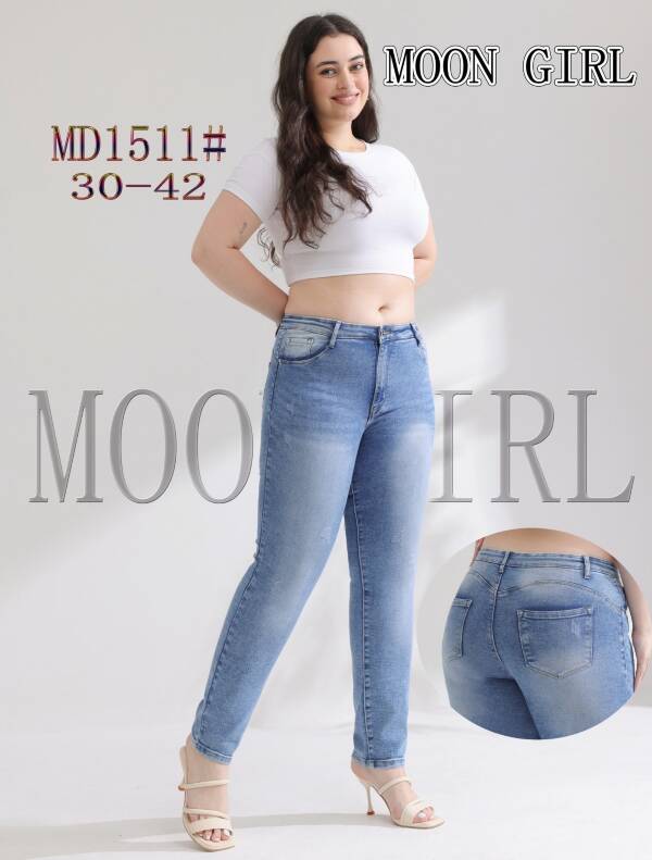 Spondnie damskie jeansy Roz 30-42, 1 Kolor Paczka 10 szt