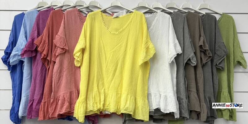 Bluzka damskie (Włoskie produkt) Roz Standard, Mix Kolor Paczka 5 szt